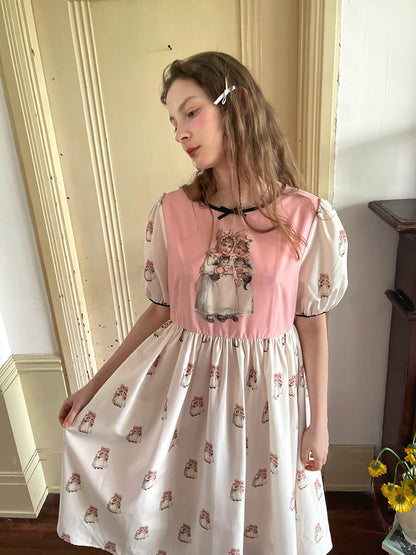 Antique Ribbon Doll Dress