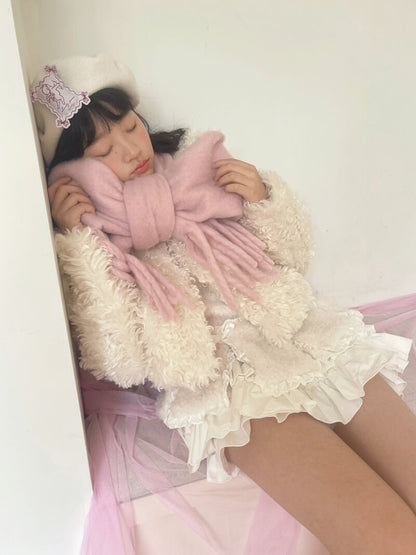 Sugar Fluff Ribbon Collar Jacket（全2色）