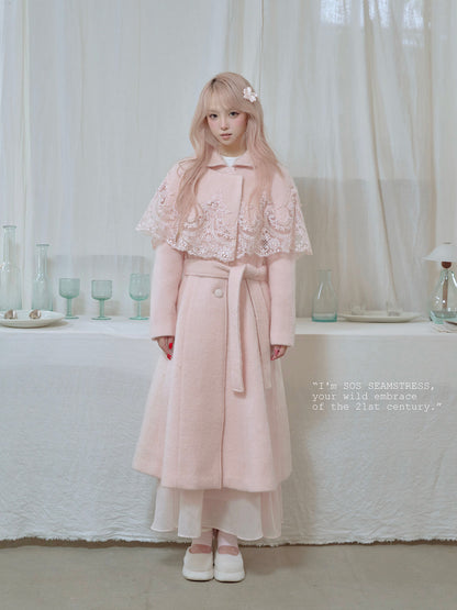 Blossom Lace Mantle Coat
