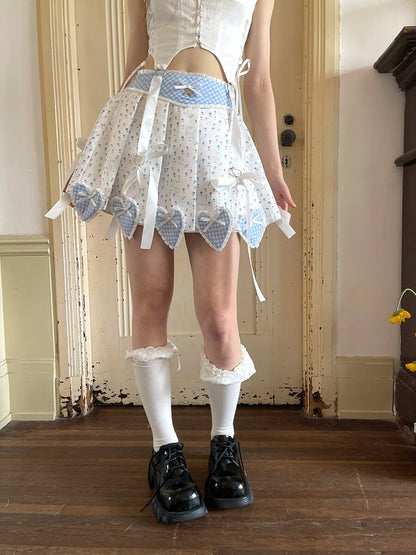 Sugar Pop Heart Ribbon Skirt