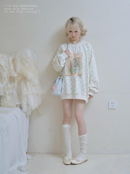 Dreamy Kitten Cameo Sweatshirt