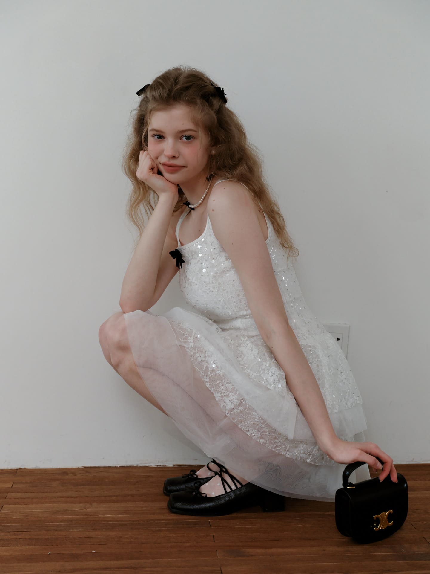 Elegant Sequin Tulle Tiered Mini Dress