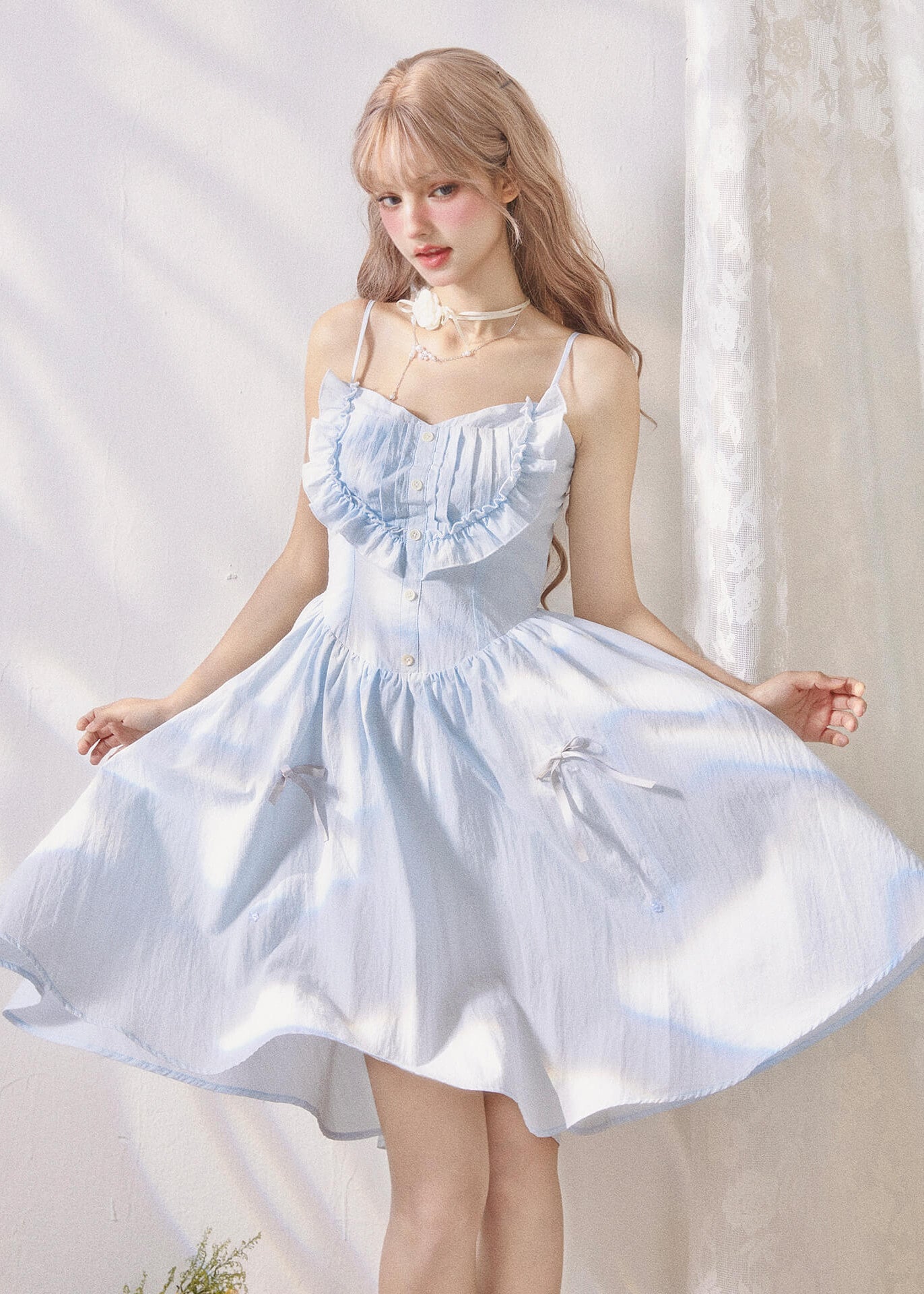 Sugar Sky Frill Dress