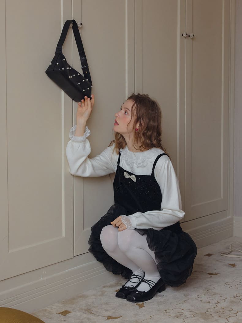 Twinkle Night Velvet Layered Dress