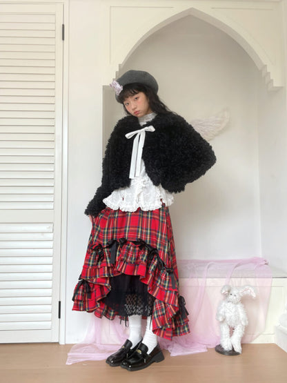 Sugar Fluff Ribbon Collar Jacket（全2色）