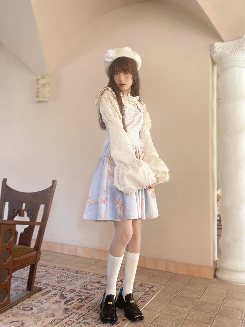 Feather Touch Romantic Blouse（全2色）
