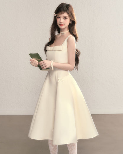 Romantic Ribbon Strap Dress（全2色）