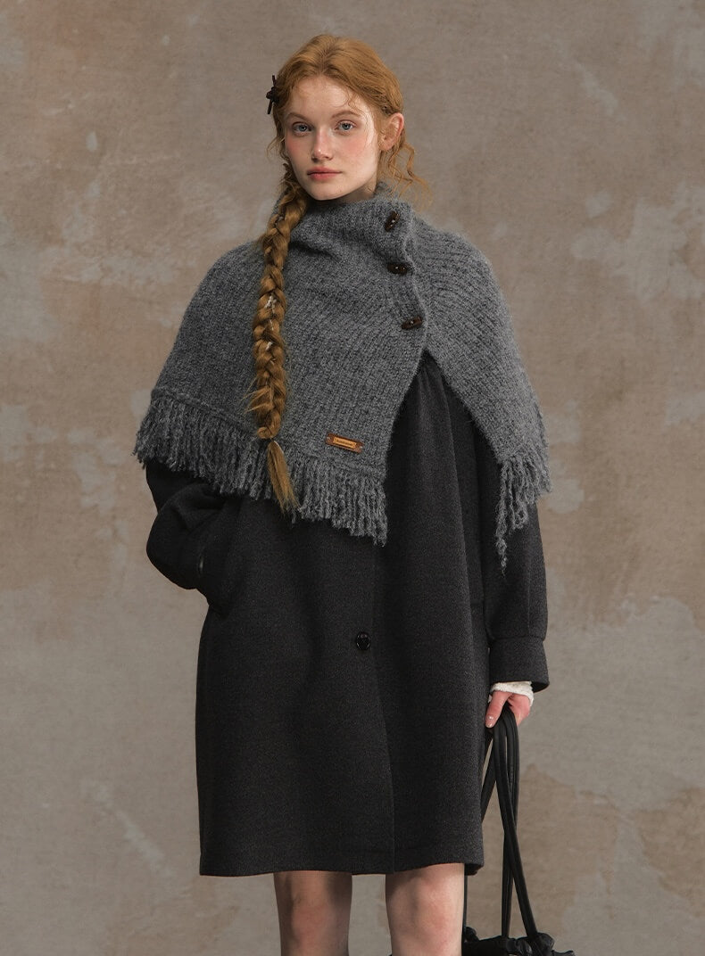 Timeless Gingham Panel A-line Coat