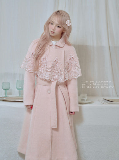 Blossom Lace Mantle Coat