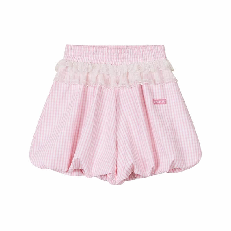 Candy lace gingham ribbon setup