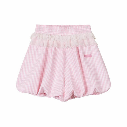 Candy lace gingham ribbon setup