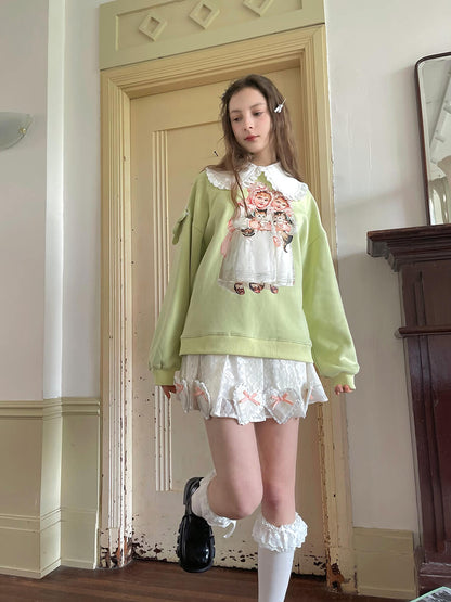 Sugar Pop Heart Ribbon Skirt