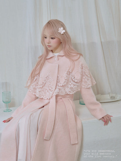 Blossom Lace Mantle Coat