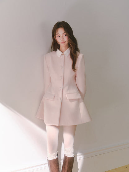 Pink Grace Silhouette Coat