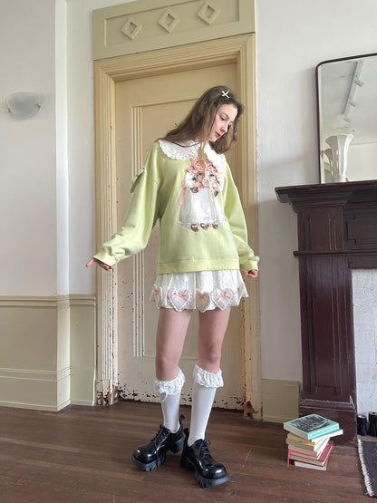 Sugar Pop Heart Ribbon Skirt
