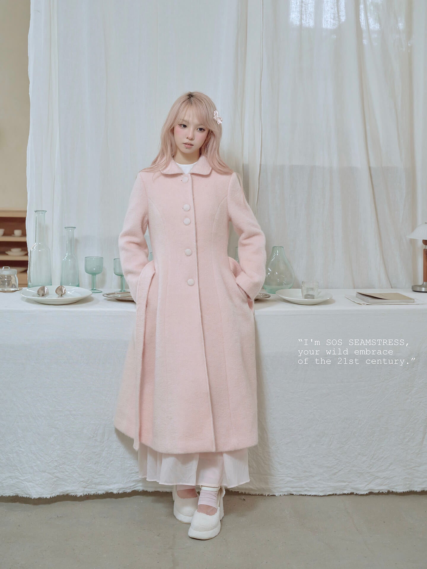 公式】Blossom Lace Mantle Coat - Fantage（ファンテージ