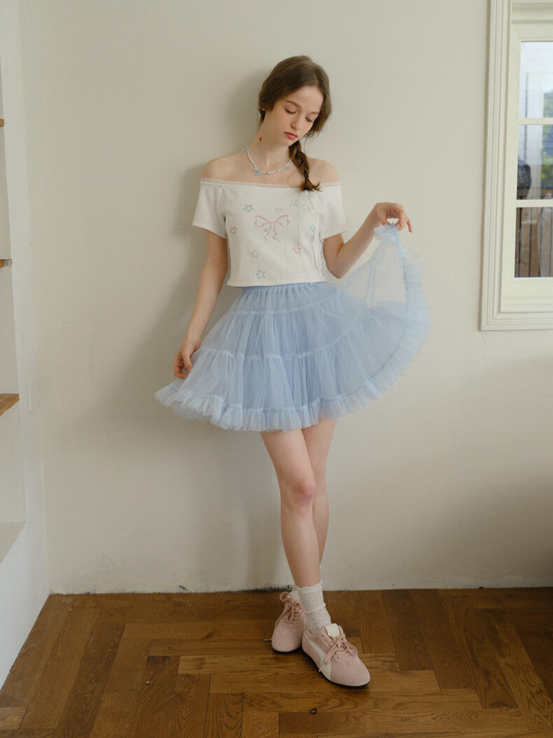 Candy Puff Tulle Skirt