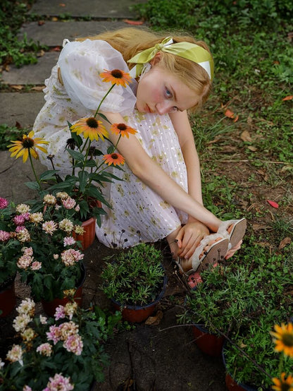 Glitter Flower 2way Dress