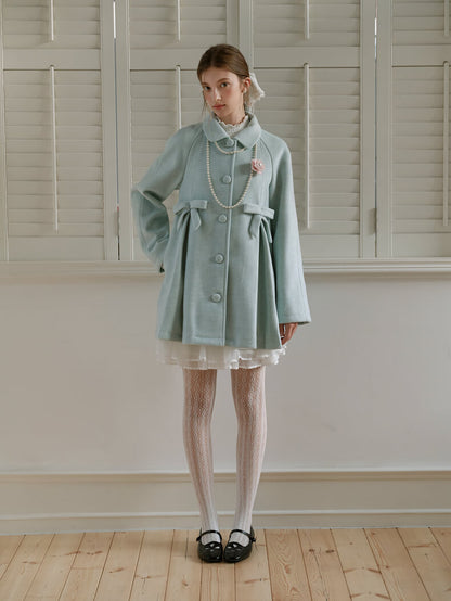 Mint Breeze Classic Flare Coat