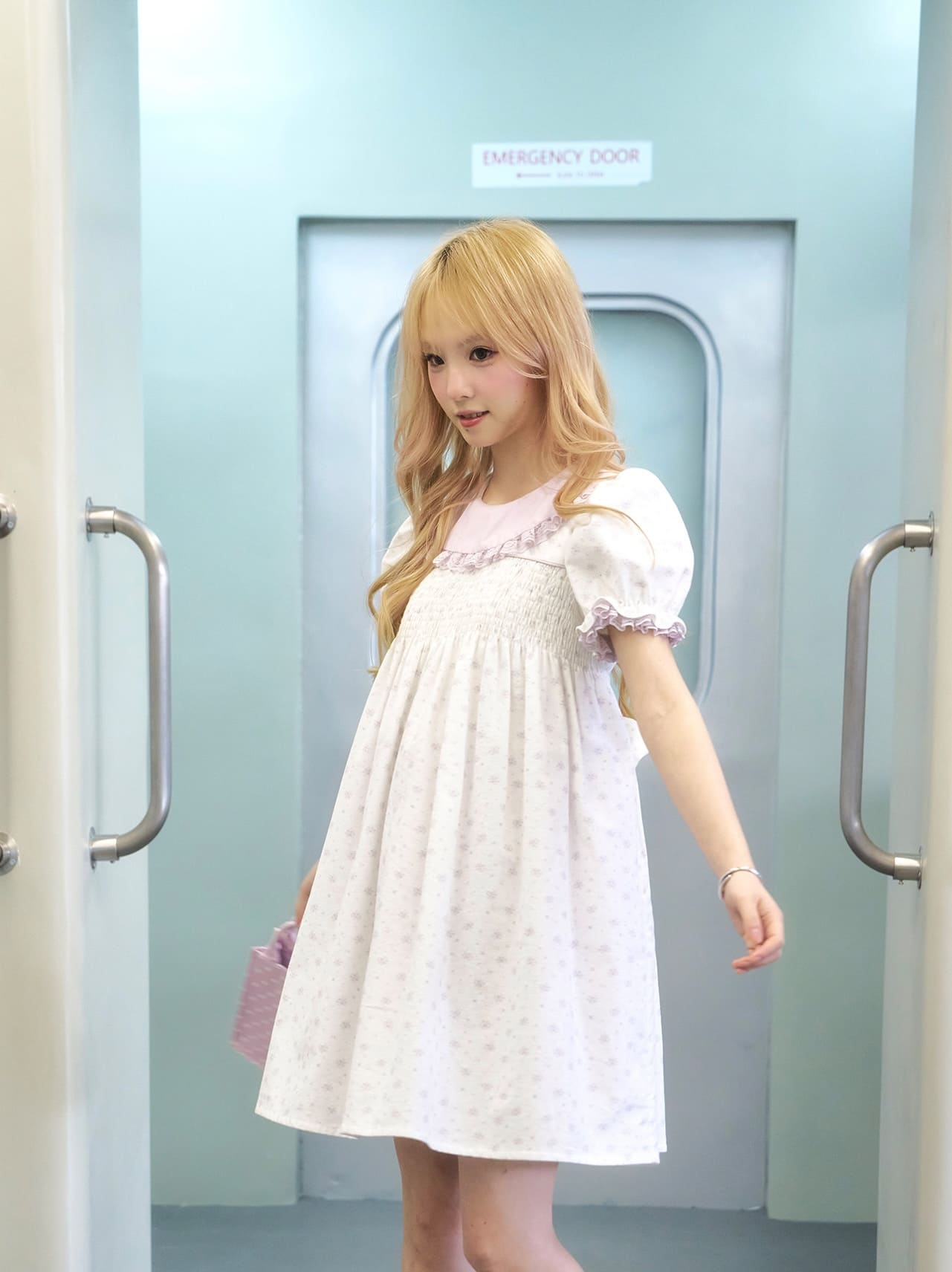 Grace Blossom Smocked Dress