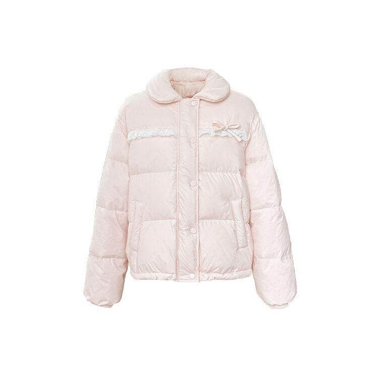 Sweet Petal Ribbon Down Jacket