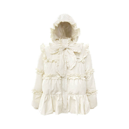 Dreamy Flounce Bow Down Jacket