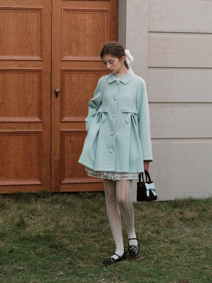 Mint Breeze Classic Flare Coat