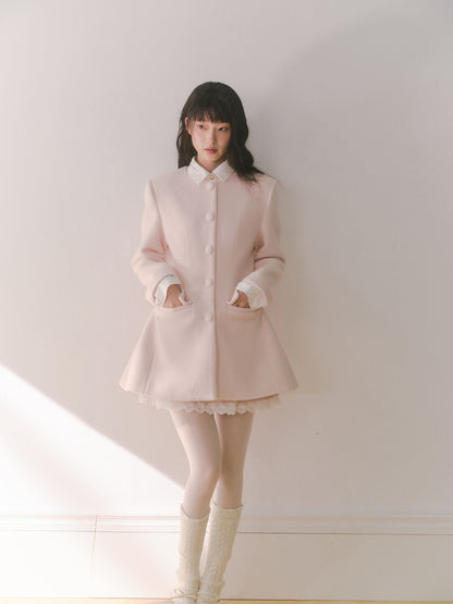 Pink Grace Silhouette Coat