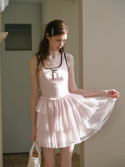 Ballerina Tulle Layered Dress