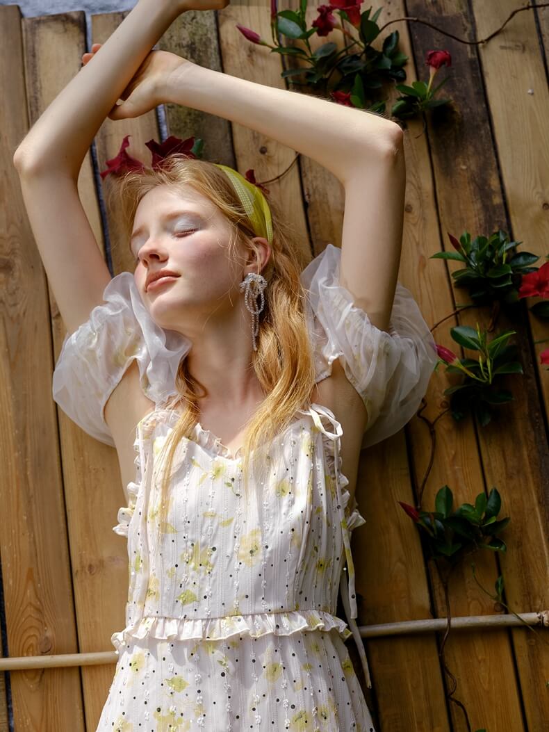 Glitter Flower 2way Dress