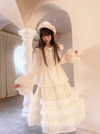Feather Touch Romantic Blouse（全2色）