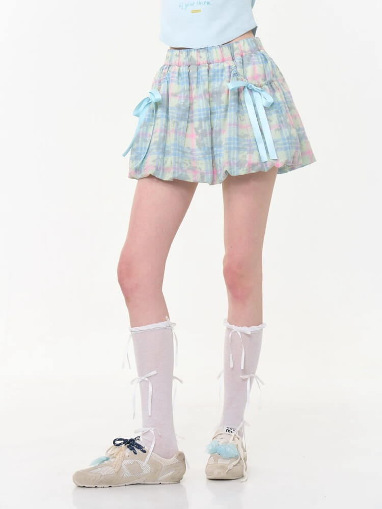 Candy Pop Checked Skirt