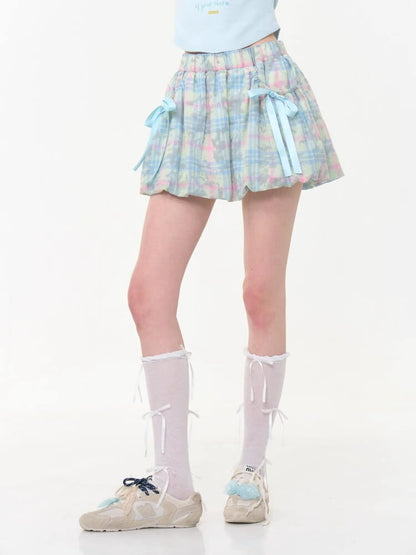 Candy Pop Checked Skirt