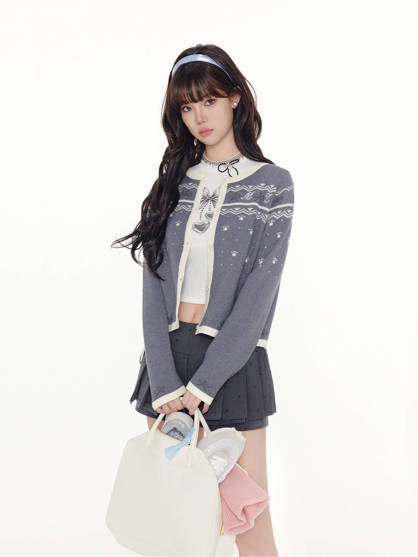 Sweet Paws Nordic Knit Cardigan