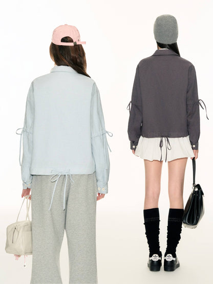 Fluffy Charm Ribbon Blouson（全2色）