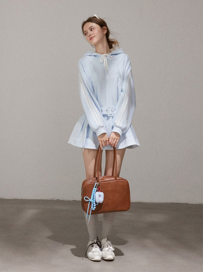 Pastel Sky Pop Hoodie Onepiece