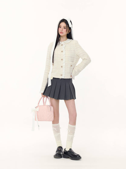 Fluffy Lace Tweed Jacket