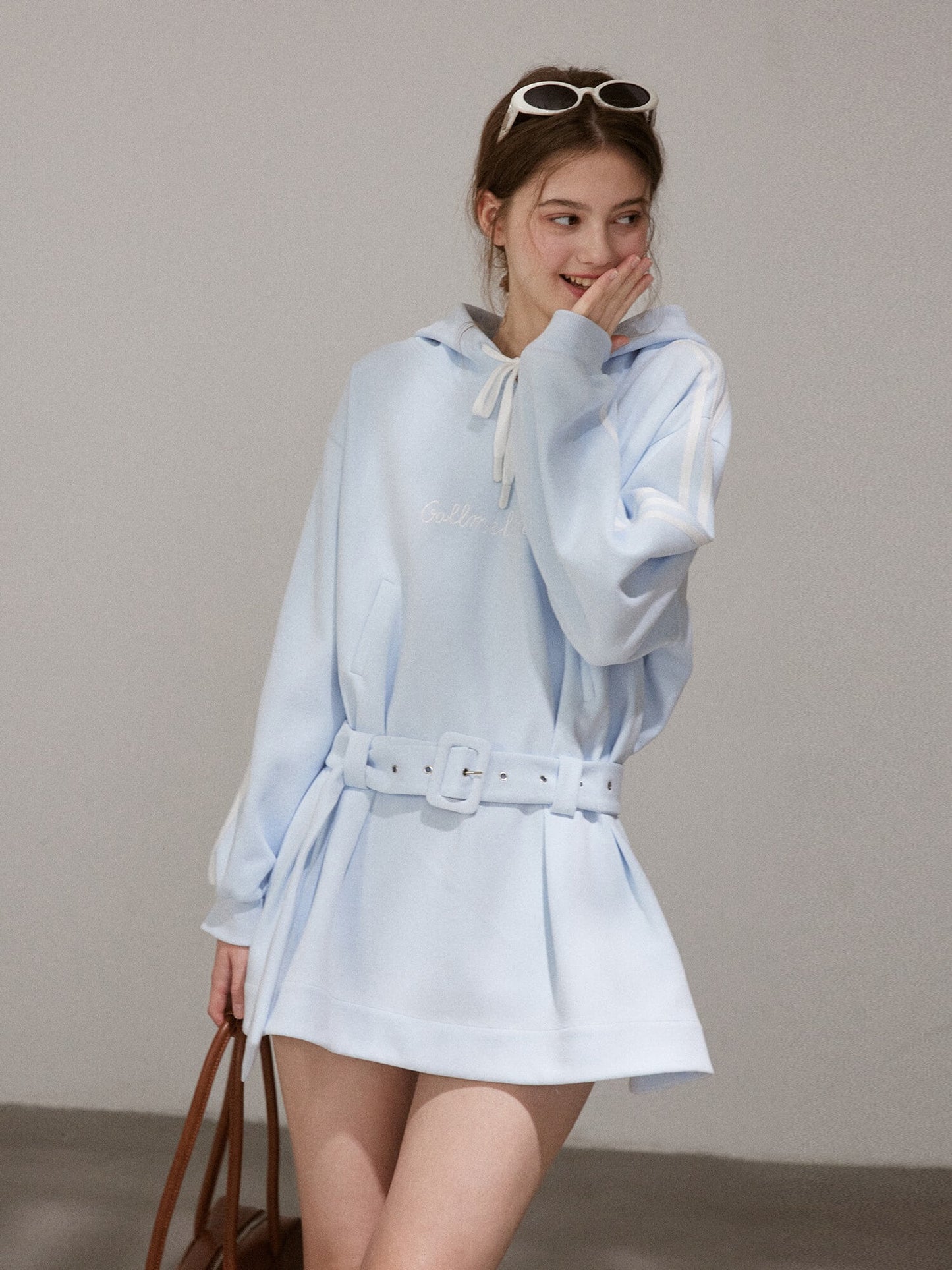 Pastel Sky Pop Hoodie Onepiece