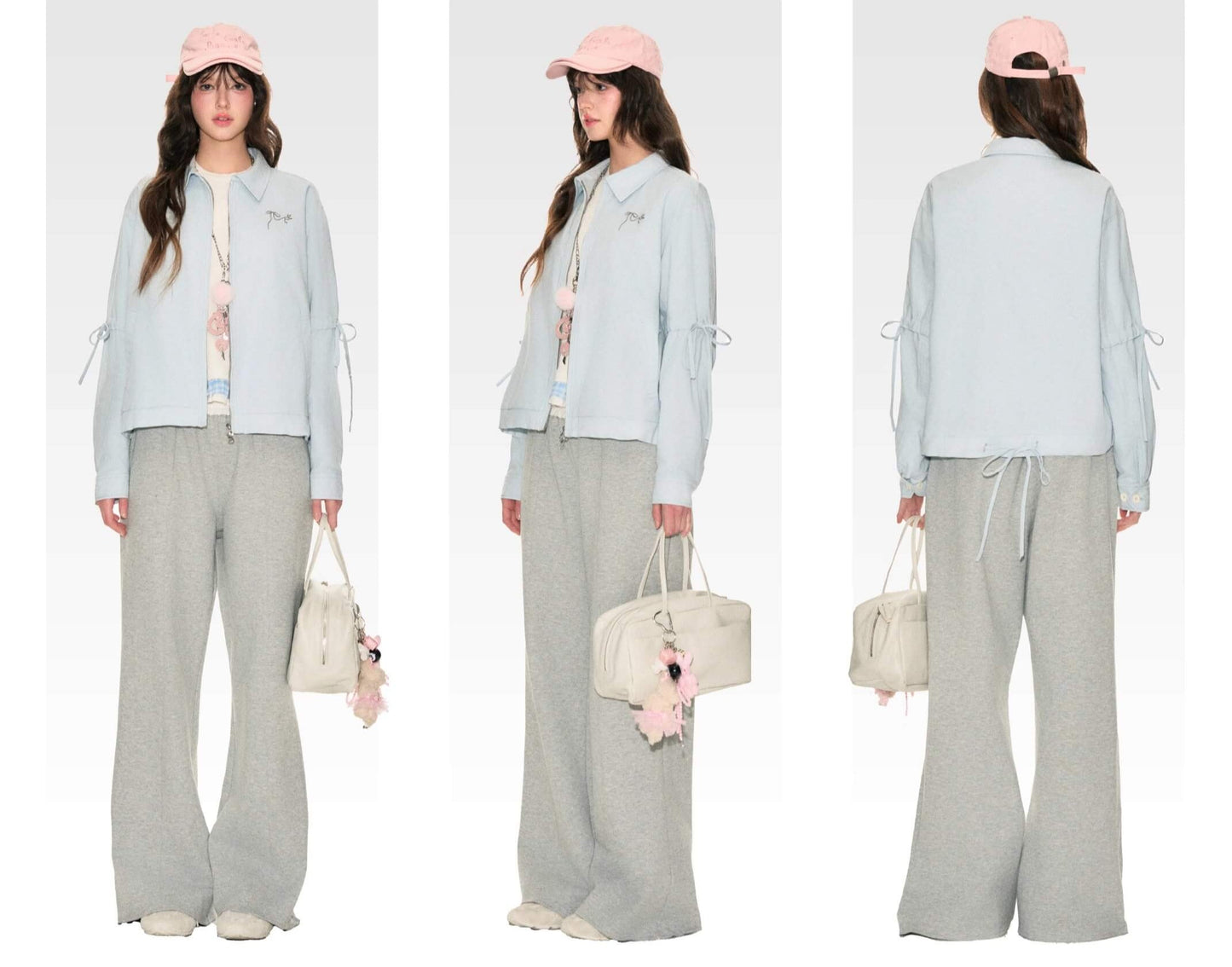 Fluffy Charm Ribbon Blouson（全2色）