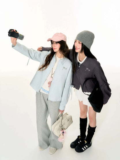 Fluffy Charm Ribbon Blouson（全2色）