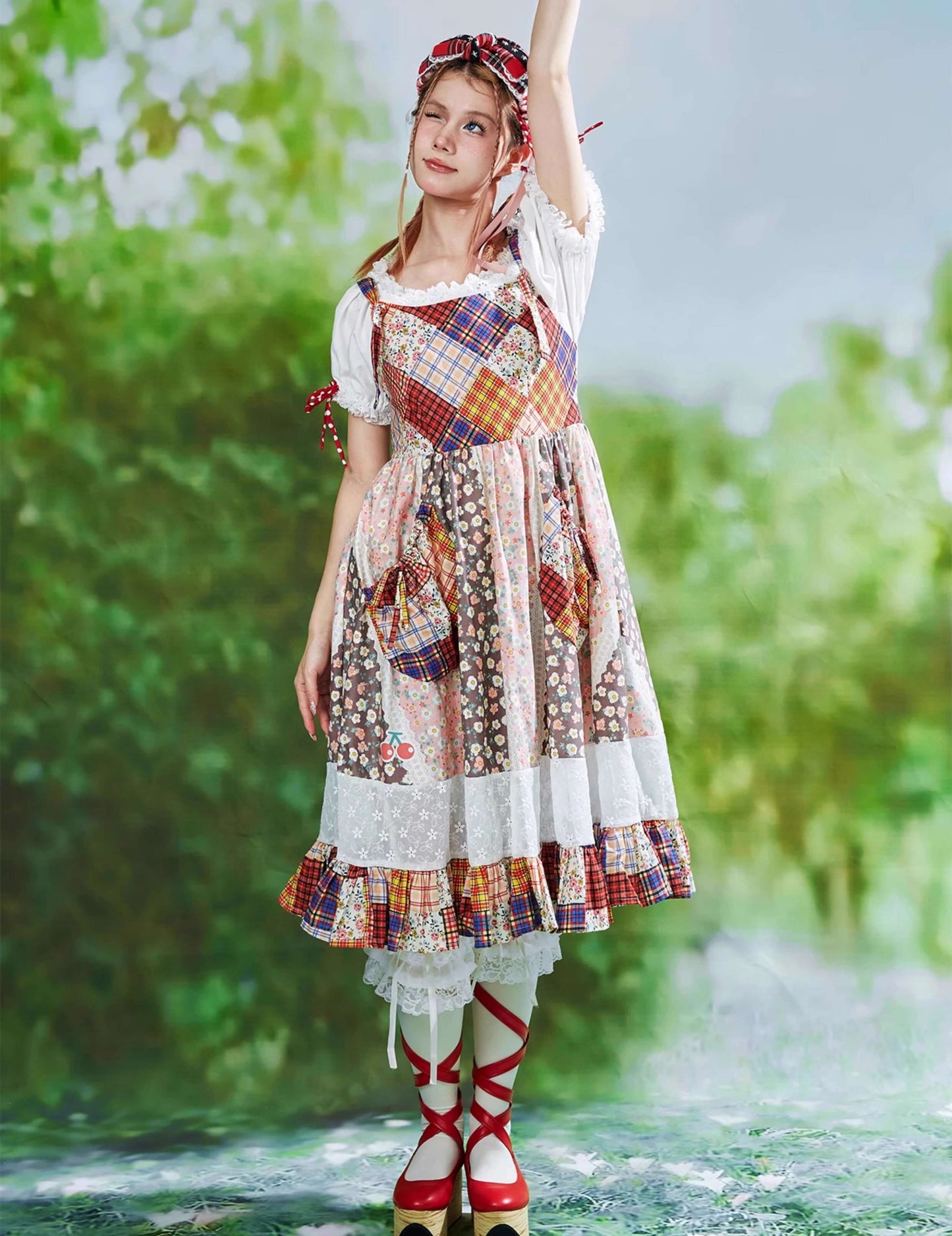 Patchwork Ribbon Garden Dress