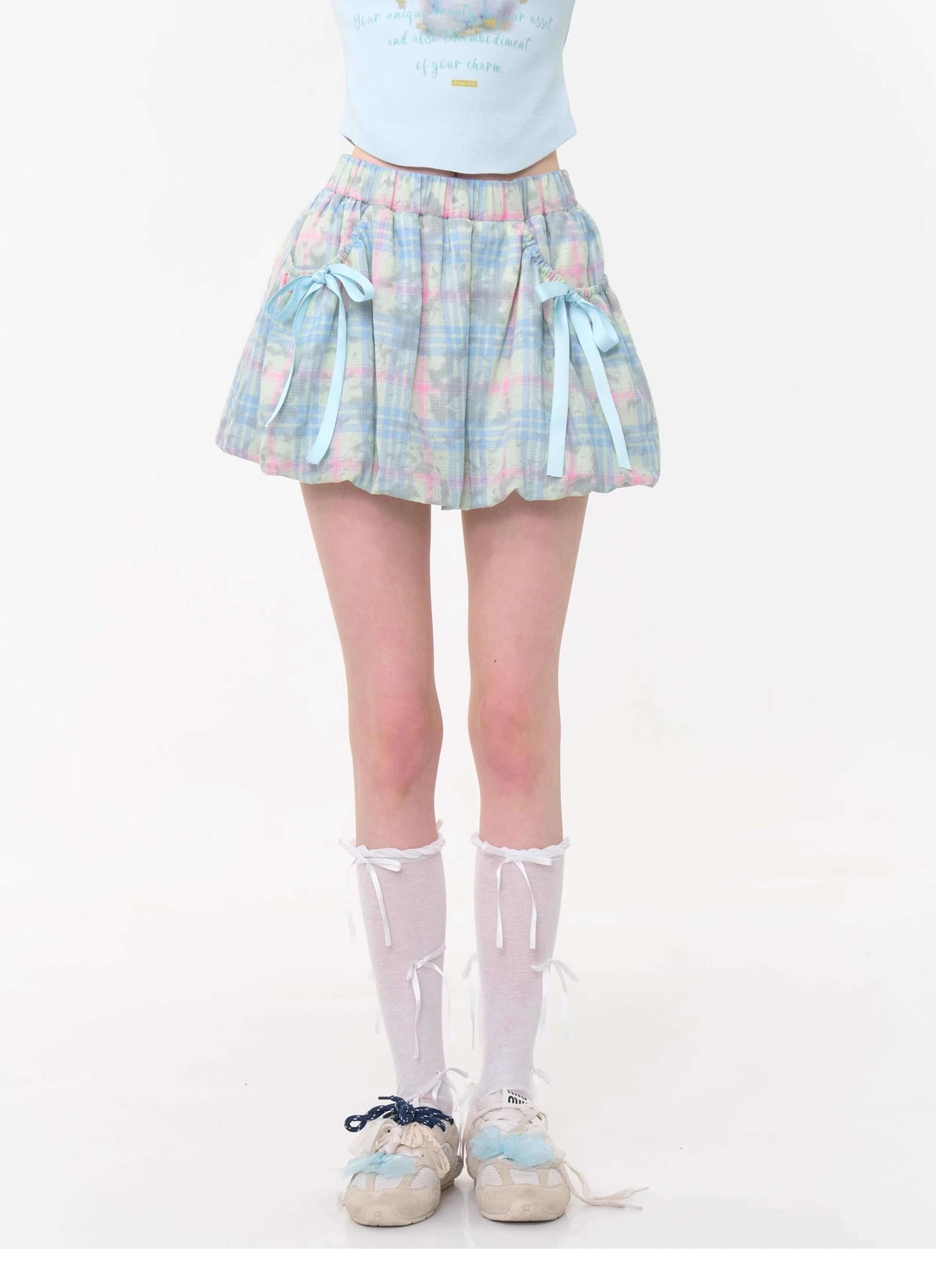 Candy Pop Checked Skirt