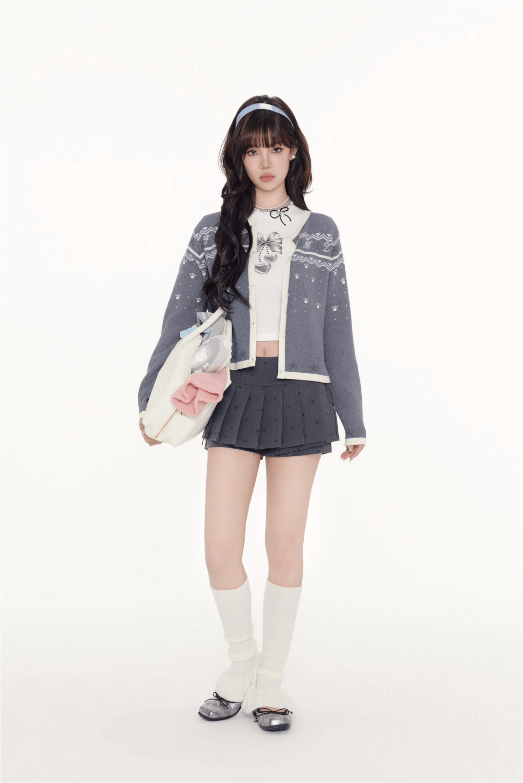 Sweet Paws Nordic Knit Cardigan