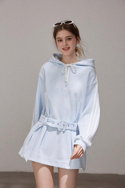 Pastel Sky Pop Hoodie Onepiece
