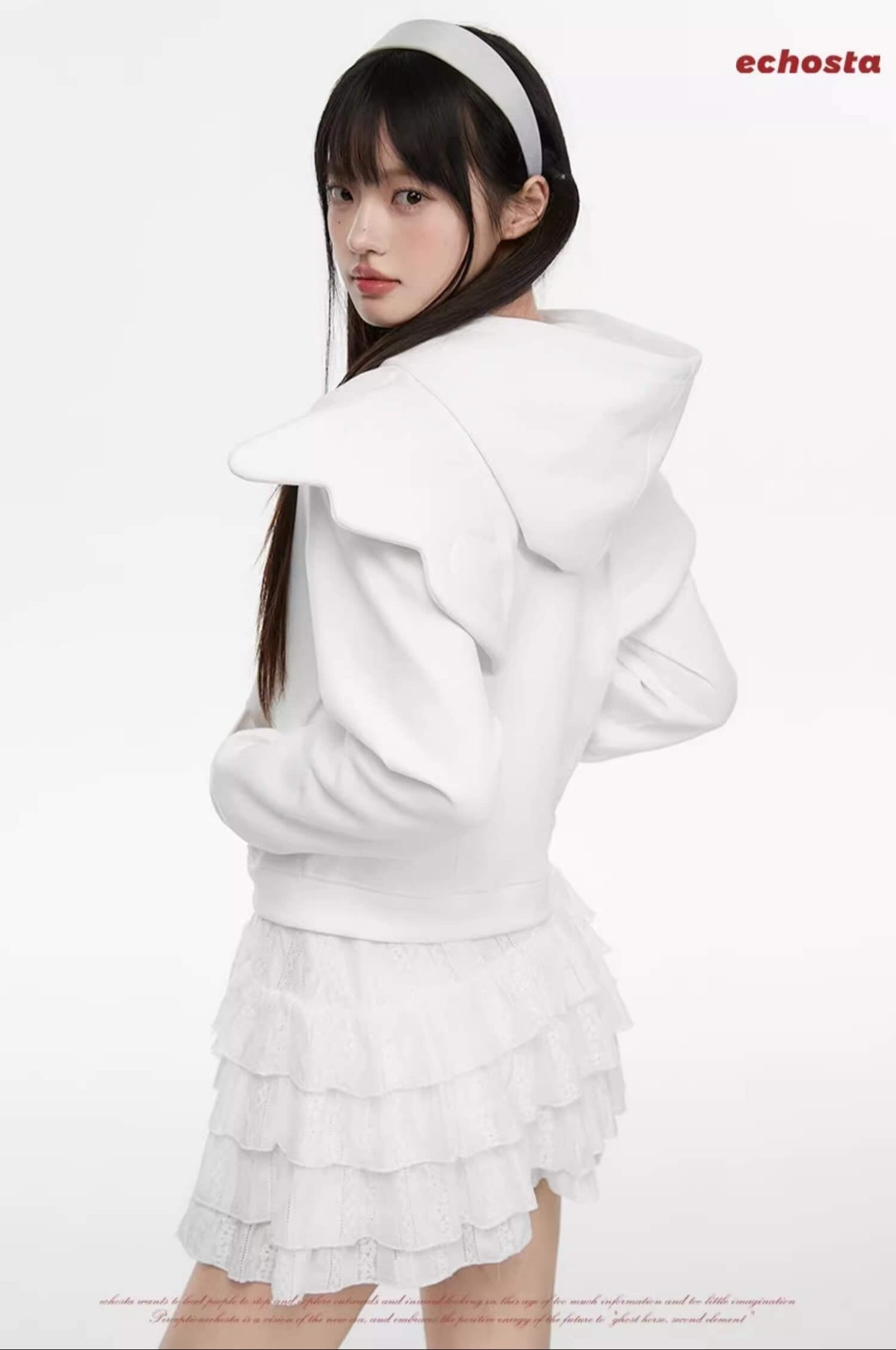 Angel Wing Zip Sweater Hoodie