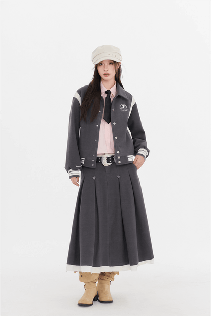 Twinkle Line Collar Sweet Jacket（全2色）