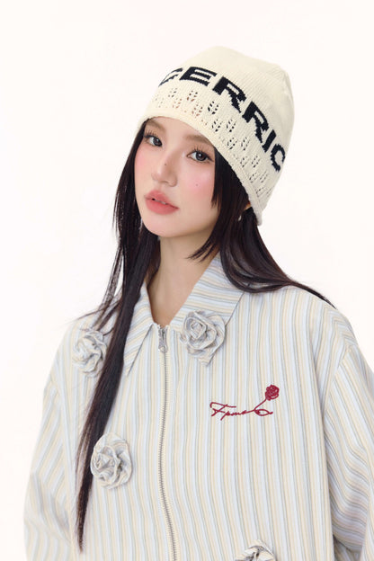 Rosette Petal  Stripe Blouson（全2色）