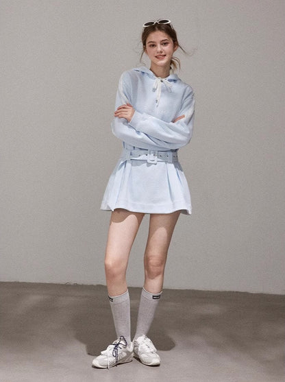 Pastel Sky Pop Hoodie Onepiece