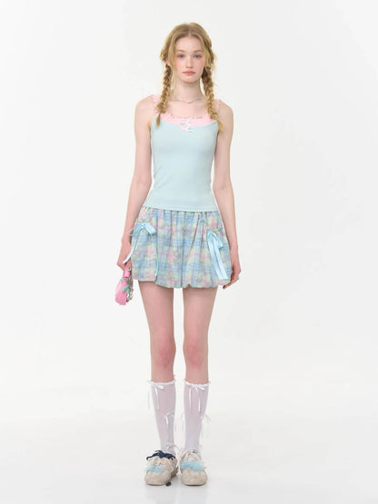 Candy Pop Checked Skirt