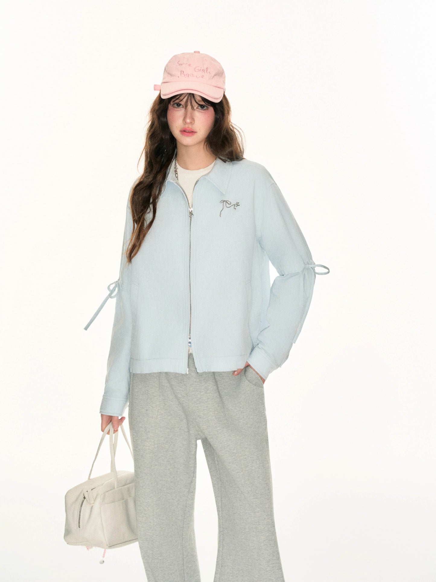 Fluffy Charm Ribbon Blouson（全2色）